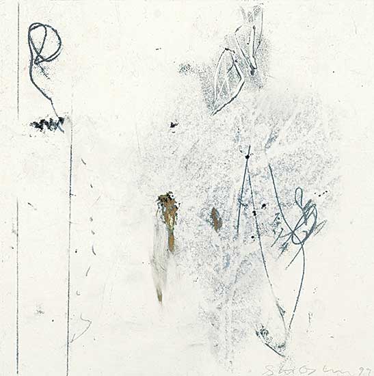 #525 ~ Oxley - Untitled - Grey and Gold