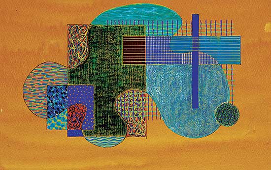#540 ~ Pragnell - Untitled - Abstract
