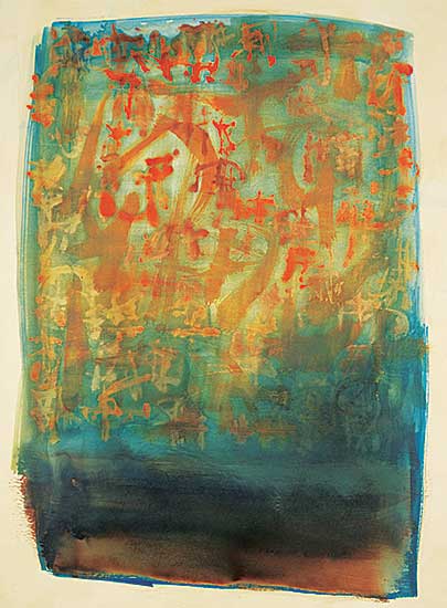 #562 ~ Spickett - Untitled - Abstract Calligraphy