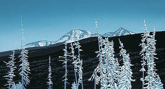 #604 ~ Hinton - Frosty Morning, Storm Mountain