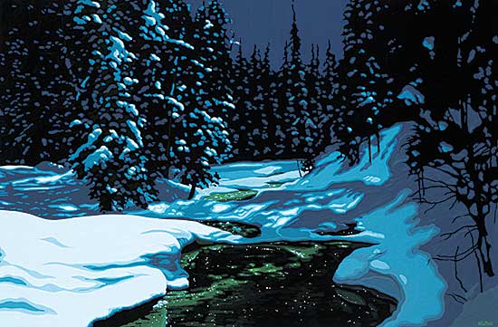 #605 ~ Hinton - Creek Colours [Winter Nocturne]