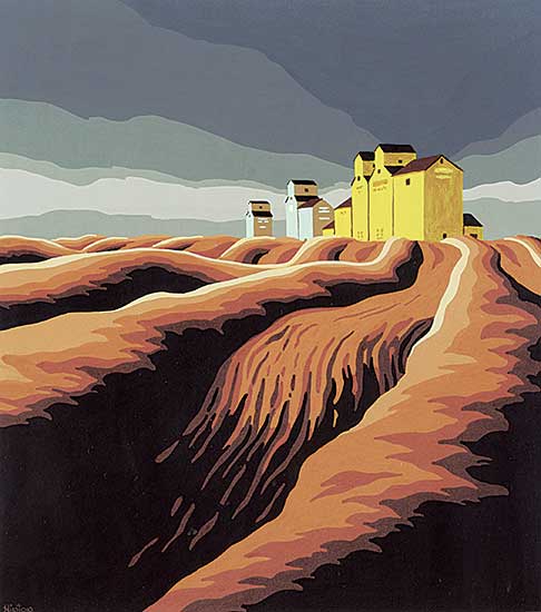 #606 ~ Hinton - Untitled - Elevators and Gullies