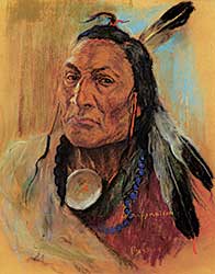 #15 ~ de Grandmaison - Untitled - Portrait of a Chief