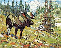 #94 ~ Smith - Untitled - Lone Moose
