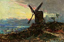 #311 ~ Maris - Untitled - Windmill at Sunset