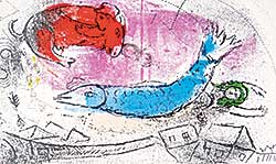 #421 ~ Chagall - Le Poisson Bleu, Paris / The Blue Fish