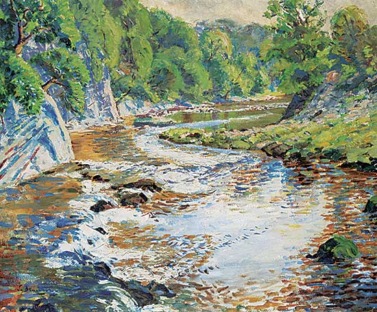 #1055 ~ Denison - Untitled - The Babbling Brook