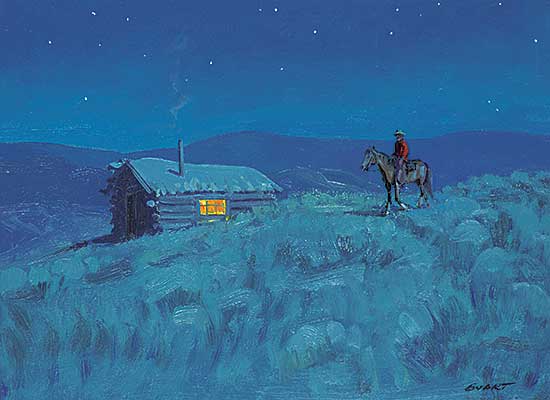 #1062 ~ Ewart - Moonlight Nite Above T.R. [Thompson River] Valley