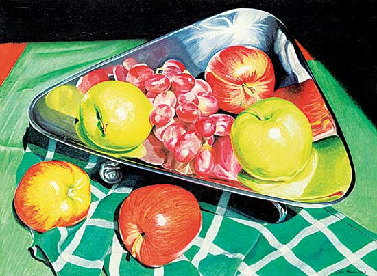#1091 ~ Hamilton - Untitled - Apples and Grapes