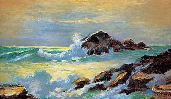 #1096 ~ Harris - Untitled - Crashing Waves
