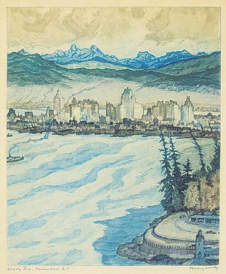 #1115 ~ Hornyansky - Windy Day, Vancouver, BC