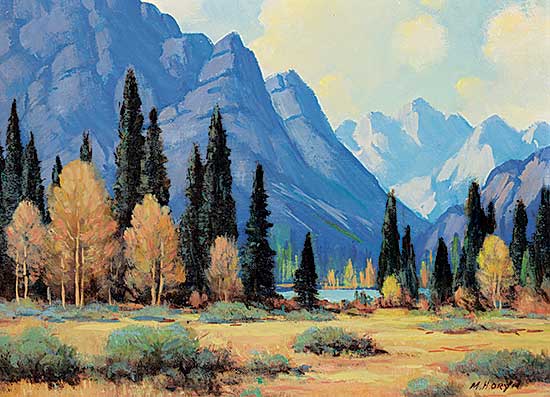 #1116 ~ Horyn - Peaks and Valleys, Jasper, Alta.