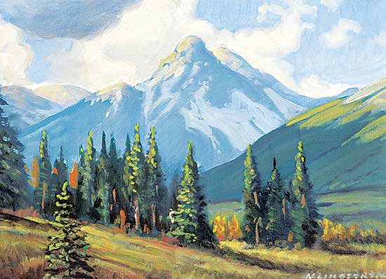 #1164 ~ Lindstrom - Untitled - Mountain View