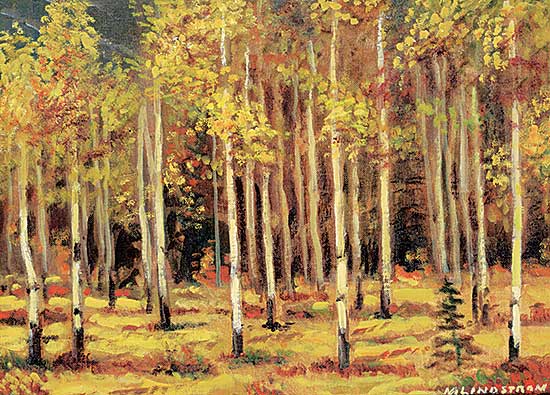 #1166 ~ Lindstrom - Untitled - Poplar Groves