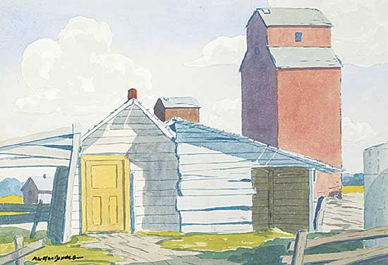 #1170 ~ MacDonald - Untitled - Grain Elevator
