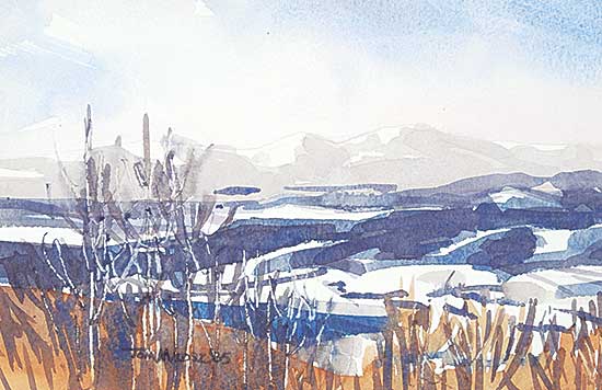 #1204 ~ Milosz - Looking West from Leighton Residence [Near Priddis]