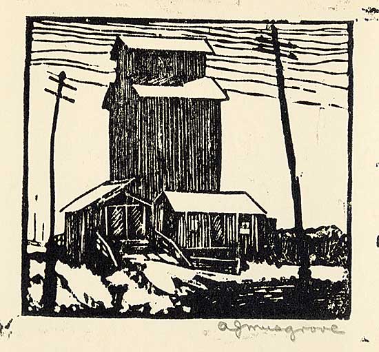 #1218 ~ Musgrove - Untitled - Grain Elevator
