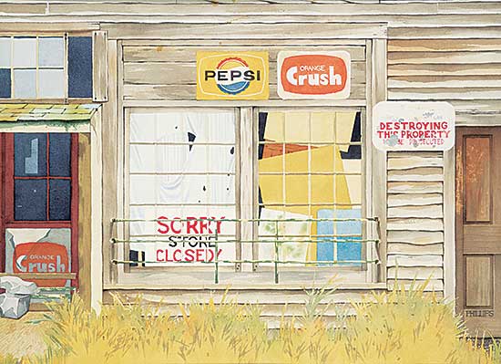 #1253 ~ Phillips - Untitled - Old Country Store