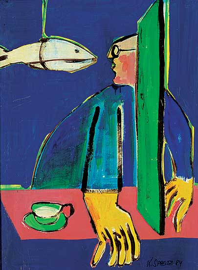 #1353 ~ Spreitz - Untitled - A Man Facing His Future