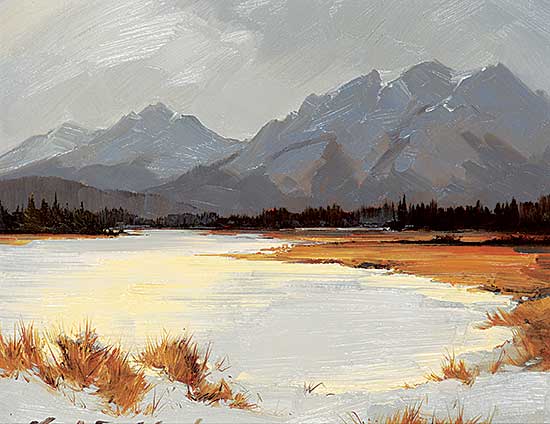 #1391 ~ Wood - On the North Saskatchewan River