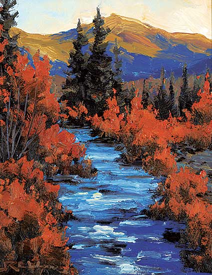 #1394 ~ Wood - Evening Stream