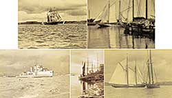 #1168 ~ MacAskill - Untitled - Lot of Five Ship Photographs