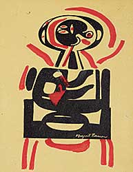 #1249 ~ Peterson - Untitled - Figure of Many Faces #1249 ~ Peterson - Untitled - Figure of Many Faces