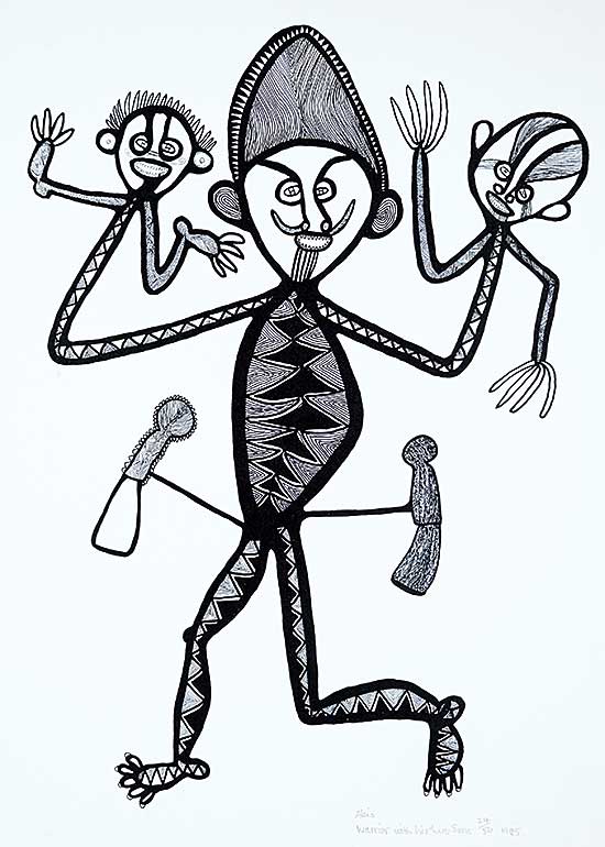 #4 ~ Akis - Warrior With His Two Sons  #24/50
