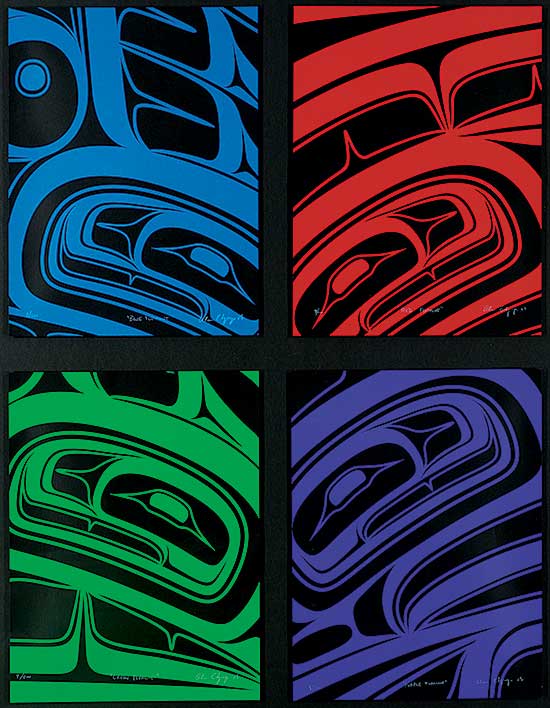 #16 ~ Edzerza - Blue / Red / Green / Purple Formline  #9/200