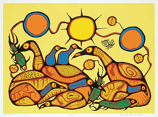 #40 ~ Morrisseau - Spiritual Feast  #435/750