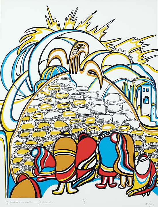 #48 ~ Odjig - Western Wall - Jerusalem  #A/P
