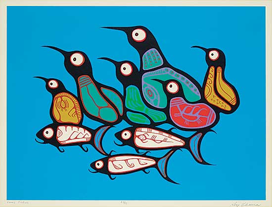 #76 ~ Thomas - Loons Fishing  #64/99
