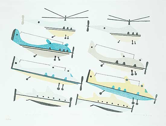 #122 ~ Etidlooie - Aircraft Becoming Sea Animals  #1/50