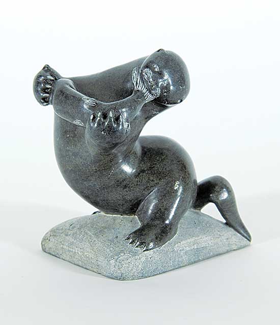 #134 ~ Joamasi - Untitled - Seal and Fish