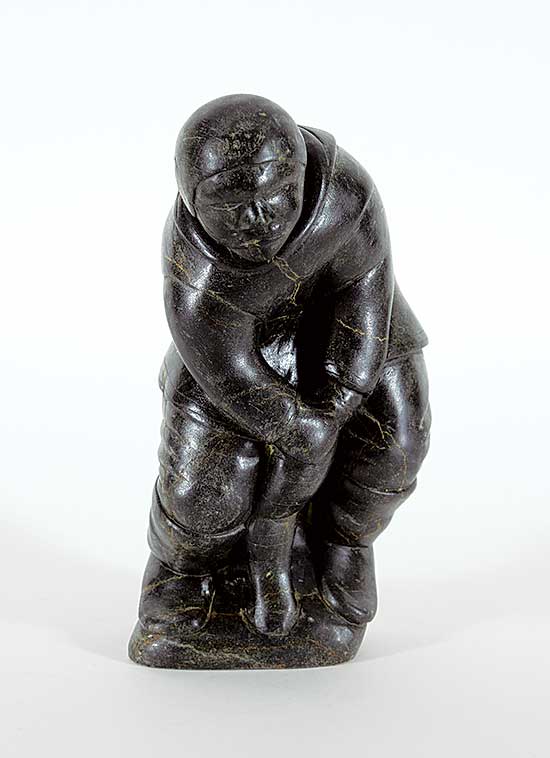 #159 ~ Kuanana - Hunter Pulling Seal from Ice
