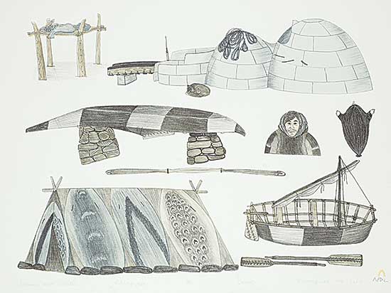#188 ~ Pootoogook - Summer and Winter  #31/50