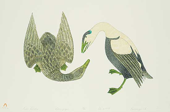 #189 ~ Pootoogook - Eider Ducks  #15/60