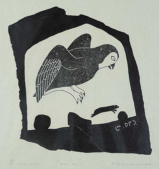 #237 ~ School - Untitled - Owl and Lemming  #24/30