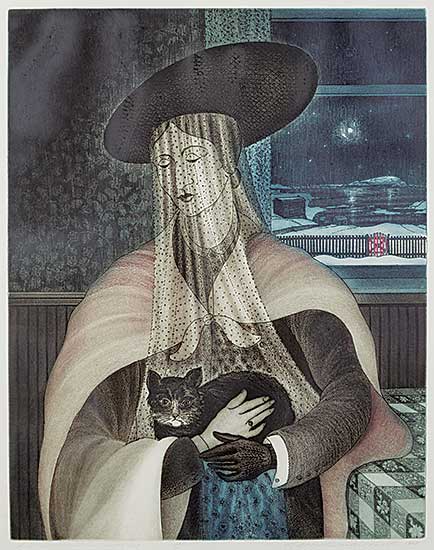 #9 ~ Blackwood - Lone Mummer with Cat  #10/50