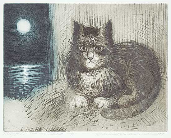 #10 ~ Blackwood - Study for Lone Mummer with Cat  #1/50