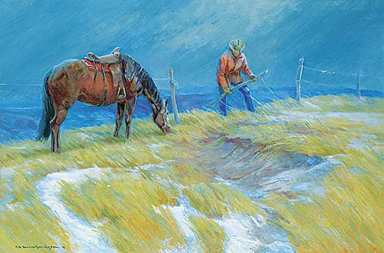 #27 ~ de Grandmaison - Untitled - Closing the Gate