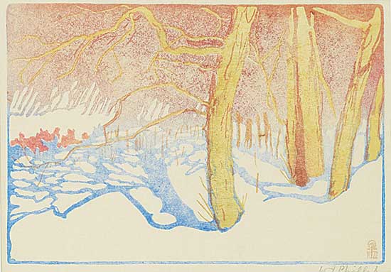 #106 ~ Phillips - Tree Shadows on Snow