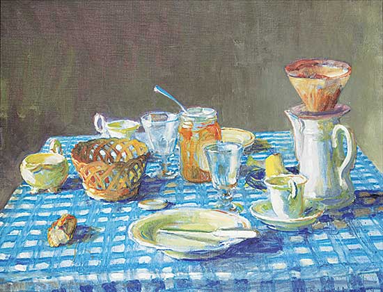 #109 ~ Plaskett - Untitled - Breakfast Still Life