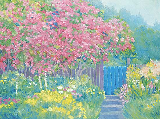 #120 ~ Rogak - Land's End, Sidney, B.C., Blue Gate