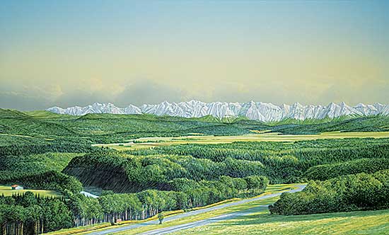 #138 ~ Webb - Sheep River Panorama