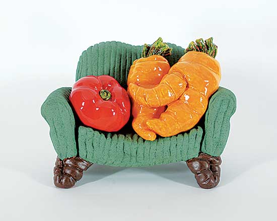 #201 ~ Cicansky - Untitled - Cuddling Carrots with Tom