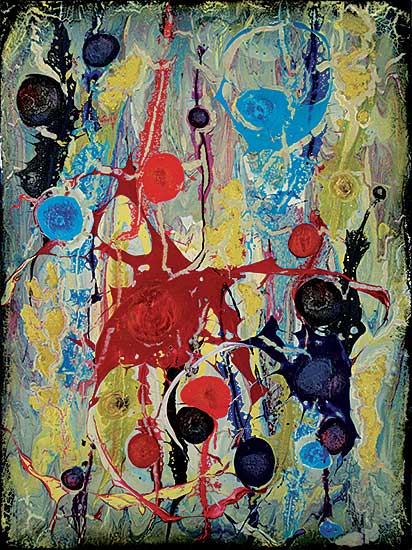 #208 ~ Gogo - Untitled - Experiments in Blots