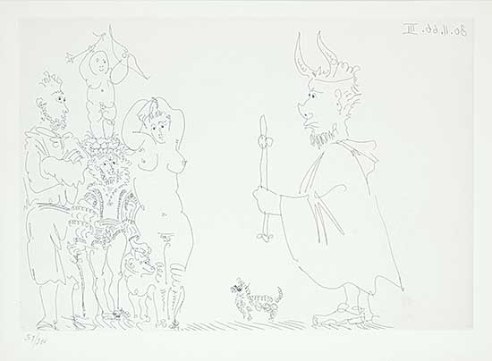 #230 ~ Picasso - Le Cocu Magnifique [Plate 3]  #51/200