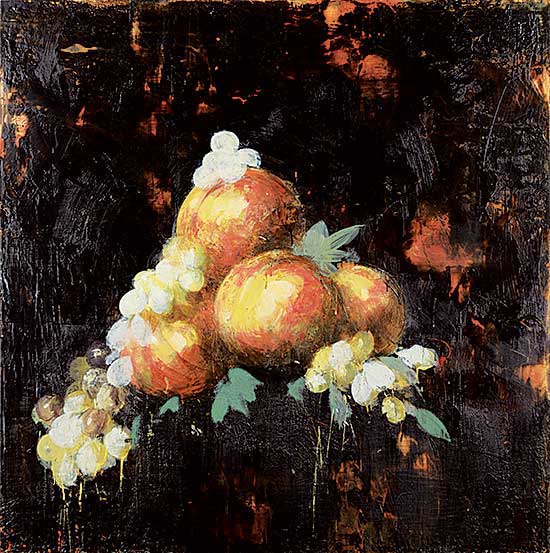 #235 ~ Scherman - Peaches Still Life