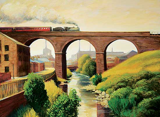 #415 ~ Cunningham - Steam Above the River